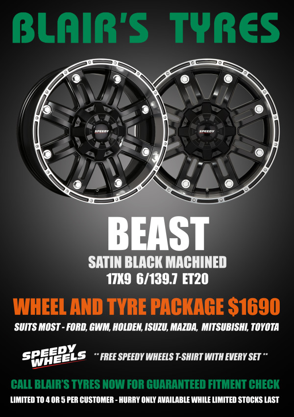 THE BEAST AND TYRES $1690!!